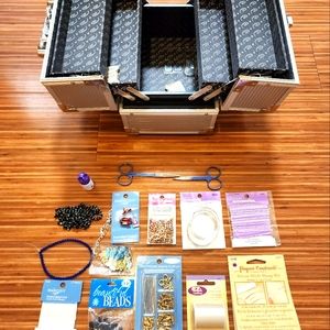 Jewelry making kit with metal container
